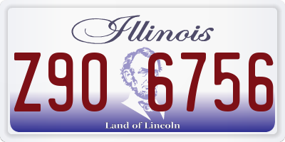 IL license plate Z906756
