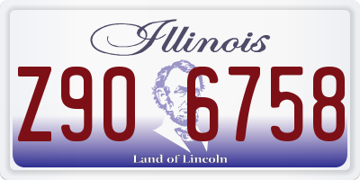 IL license plate Z906758