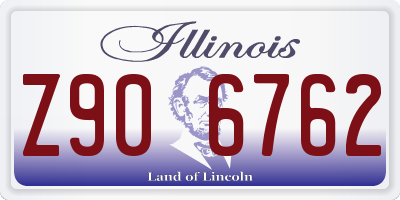 IL license plate Z906762