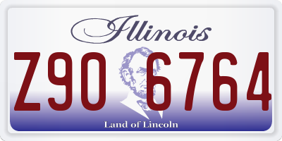 IL license plate Z906764