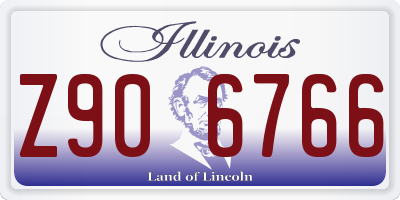 IL license plate Z906766