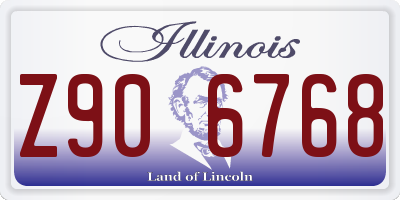 IL license plate Z906768