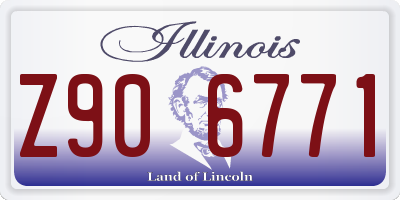IL license plate Z906771