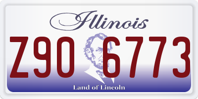 IL license plate Z906773