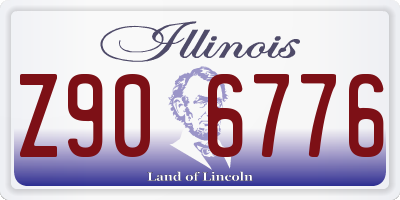 IL license plate Z906776