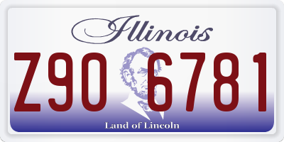 IL license plate Z906781