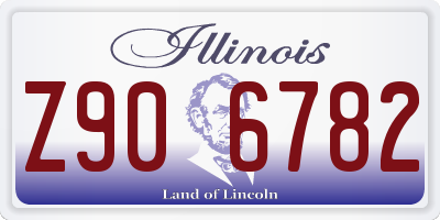IL license plate Z906782