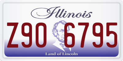 IL license plate Z906795