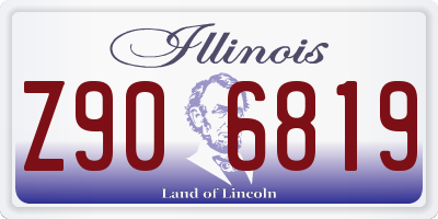 IL license plate Z906819