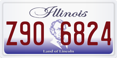 IL license plate Z906824
