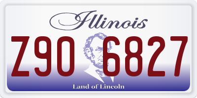 IL license plate Z906827