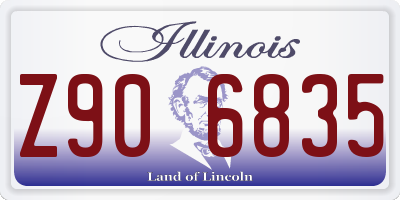 IL license plate Z906835