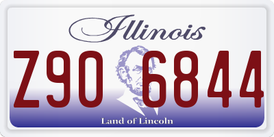 IL license plate Z906844
