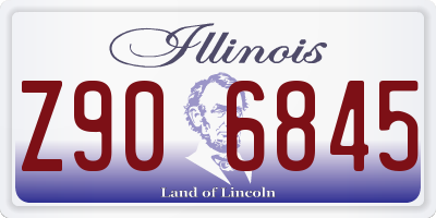 IL license plate Z906845