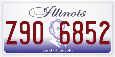 IL license plate Z906852