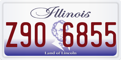 IL license plate Z906855