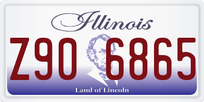 IL license plate Z906865