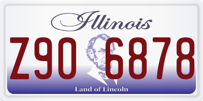 IL license plate Z906878