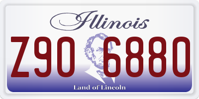 IL license plate Z906880