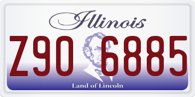 IL license plate Z906885