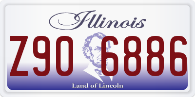 IL license plate Z906886