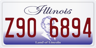 IL license plate Z906894