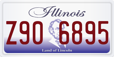 IL license plate Z906895