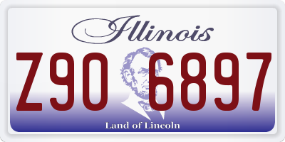 IL license plate Z906897