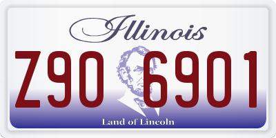 IL license plate Z906901