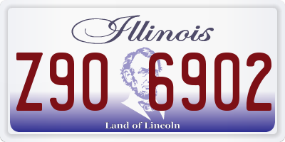 IL license plate Z906902