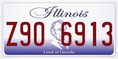 IL license plate Z906913