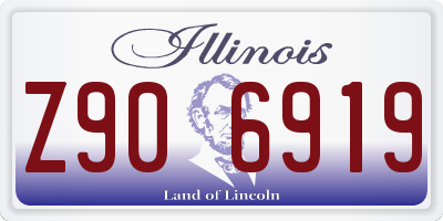 IL license plate Z906919