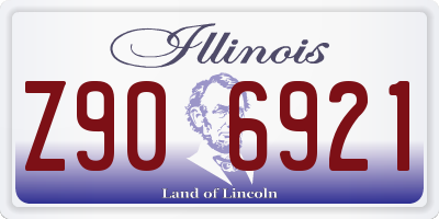 IL license plate Z906921