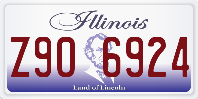 IL license plate Z906924