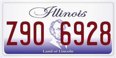 IL license plate Z906928