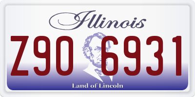 IL license plate Z906931