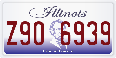 IL license plate Z906939