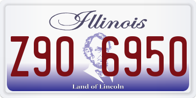 IL license plate Z906950