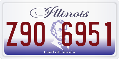 IL license plate Z906951