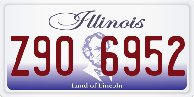 IL license plate Z906952