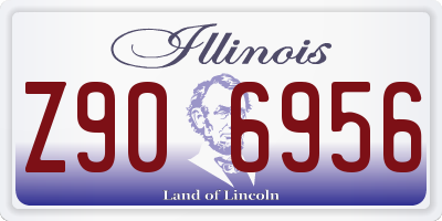 IL license plate Z906956