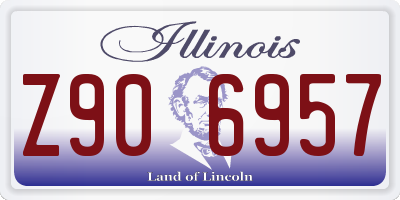 IL license plate Z906957