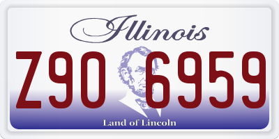 IL license plate Z906959