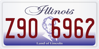 IL license plate Z906962