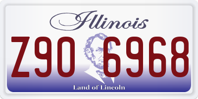 IL license plate Z906968