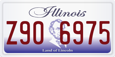 IL license plate Z906975