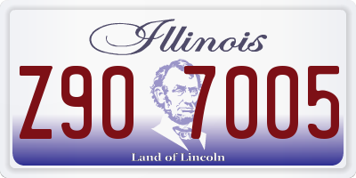 IL license plate Z907005