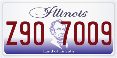 IL license plate Z907009