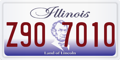 IL license plate Z907010