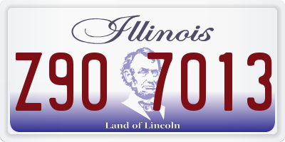 IL license plate Z907013